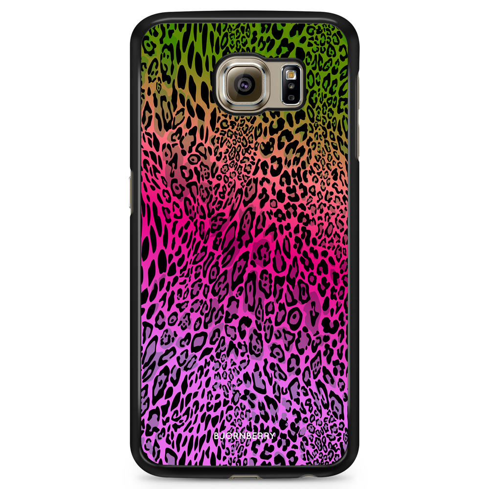 Samsung Galaxy S6 Edge Case - Gradient Leopard