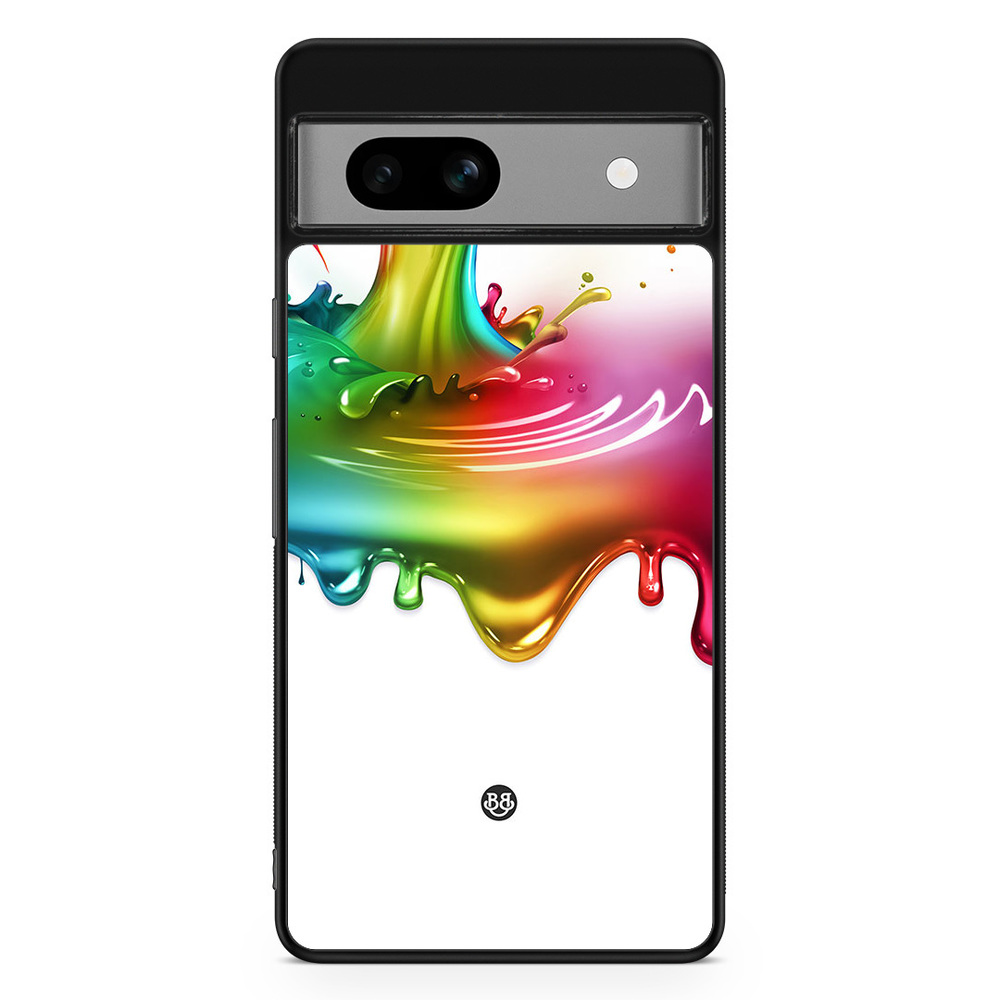 Google Pixel 7a Case - Rainbow Splash