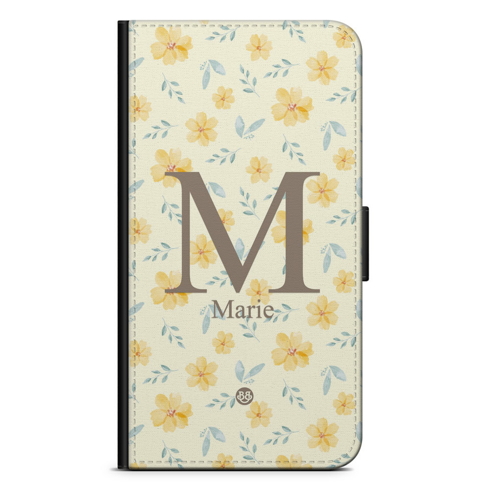 iPhone 13 Pro Max Custom Wallet Case - AWAKEN - Golden Bloom