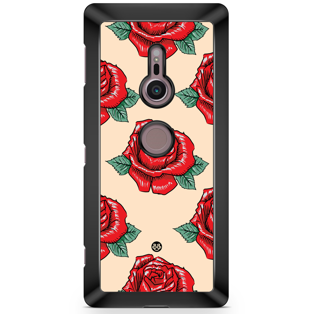 Sony Xperia XZ2 Case  - Rose Pattern