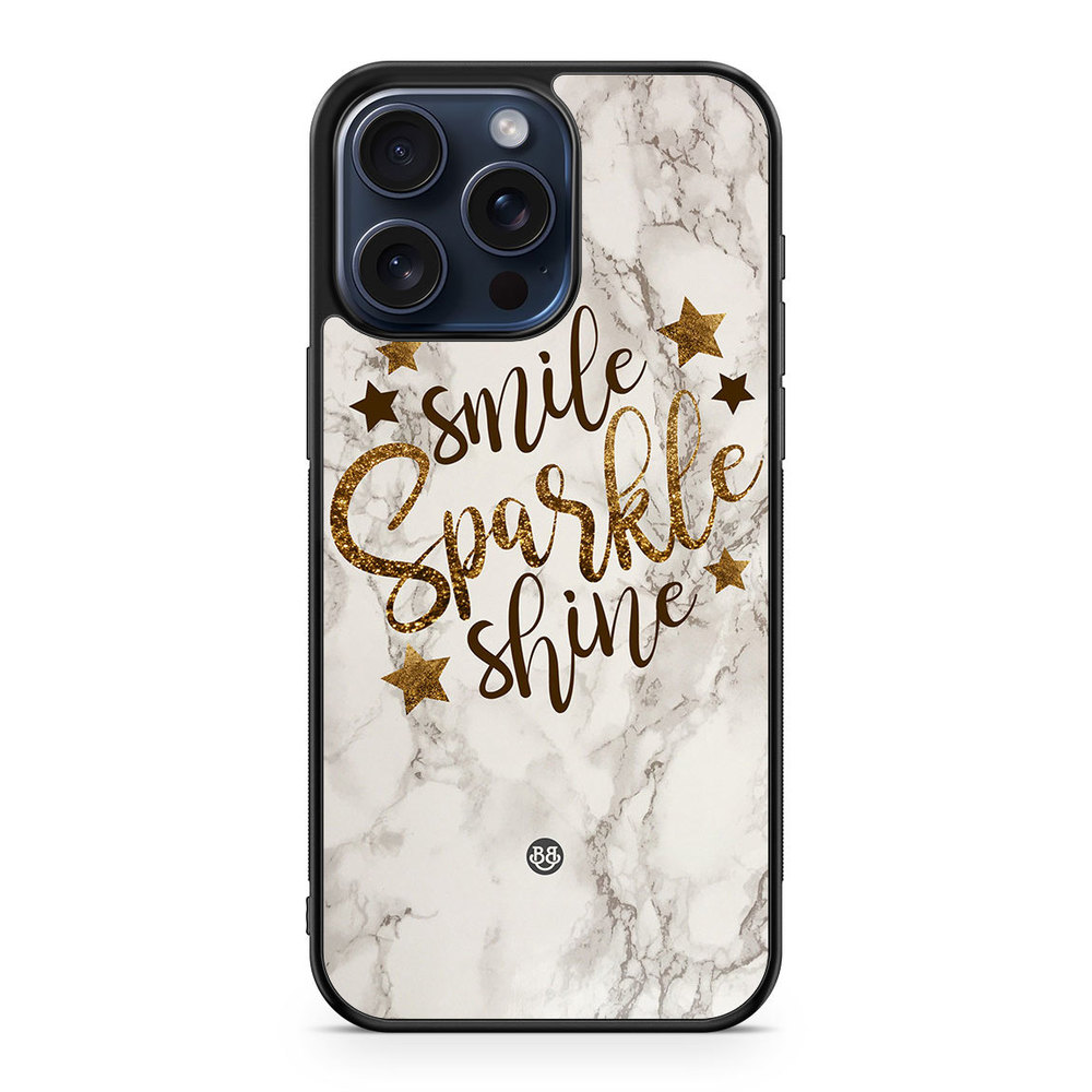 iPhone 15 Pro Max Case - Smile,Sparkle,Shine