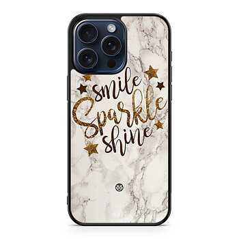 iPhone 15 Pro Max Skal - Smile,Sparkle,Shine