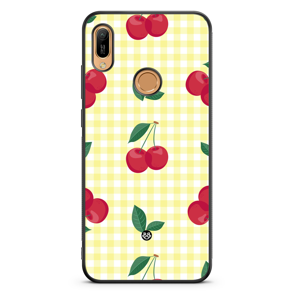 Huawei Y6 2019 Case - SUMMER GARDEN - Cherry Kiss
