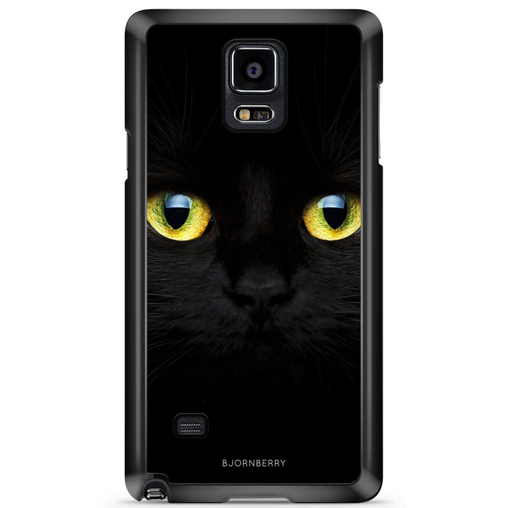 Samsung Galaxy Note 4 Case - Black Cat Close Up