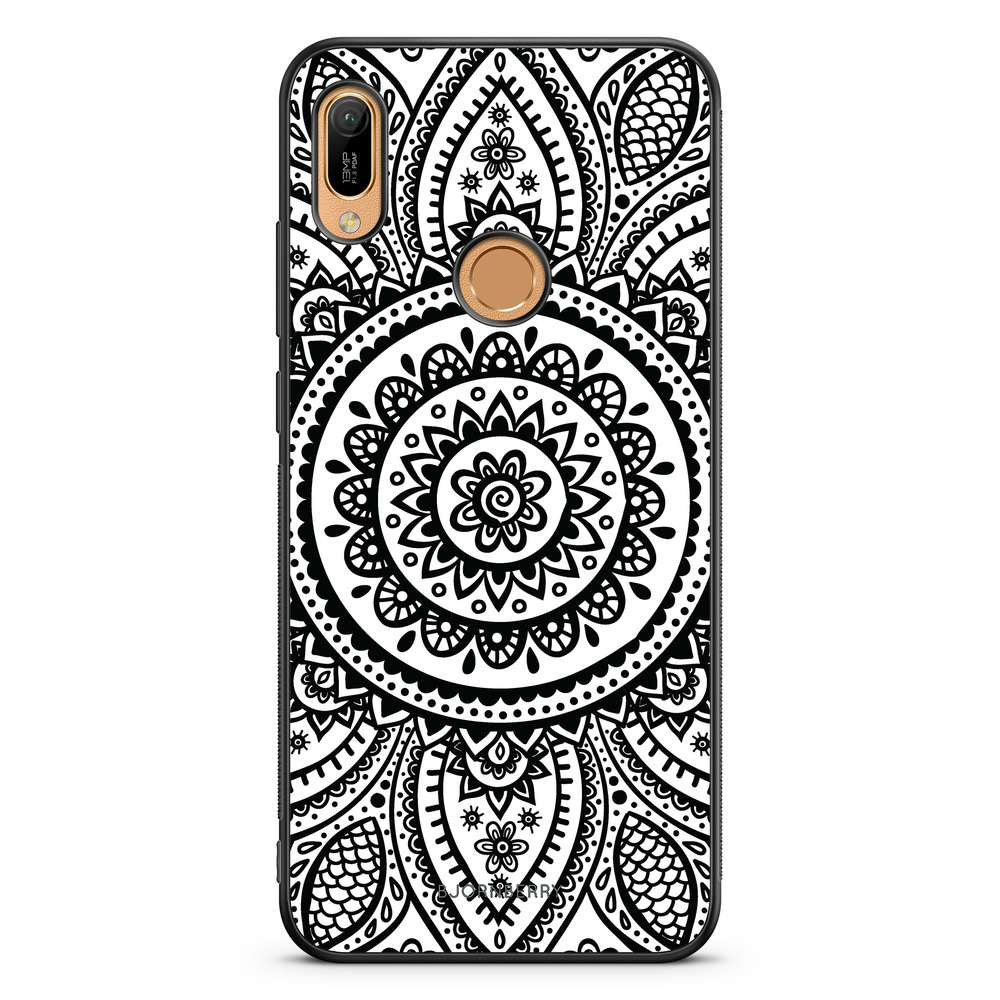 Huawei Y6 2019 Case - Henna Mandala