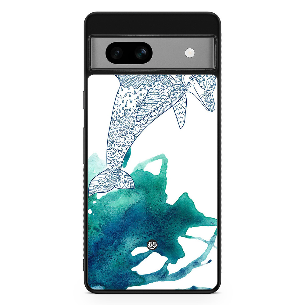 Google Pixel 7a Case - Mandala Dolphin