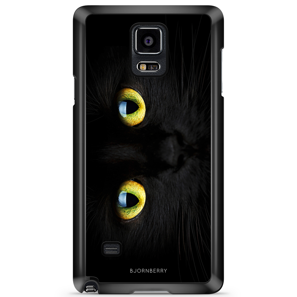 Samsung Galaxy Note 4 Case - Black Cat Close Up