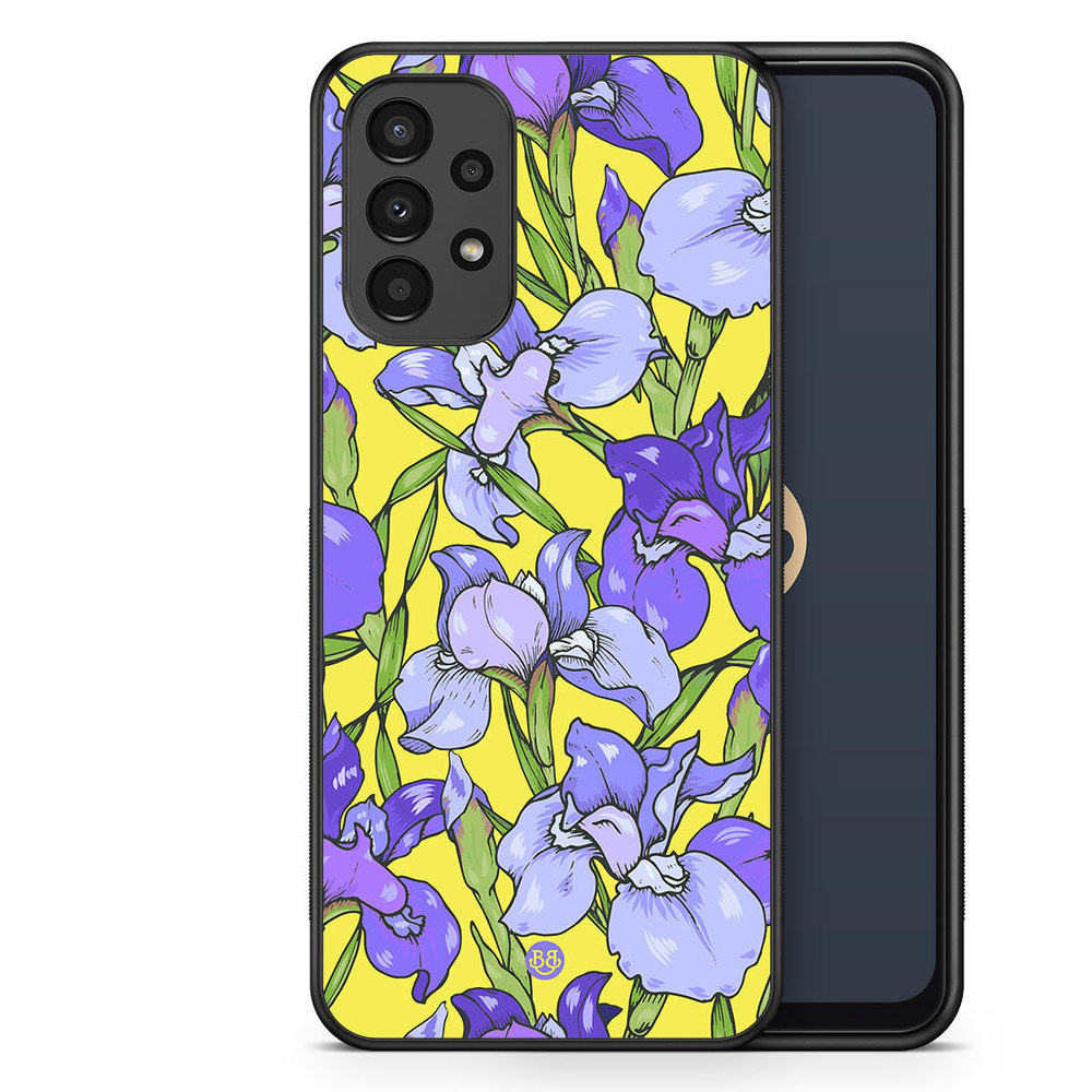 Samsung Galaxy A13 Case - Iris Flowers