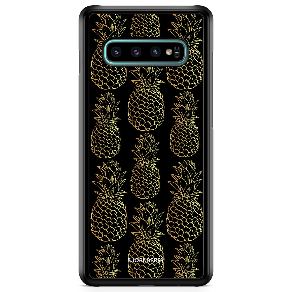 Samsung Galaxy S10 Plus Case - Gold Pineapples