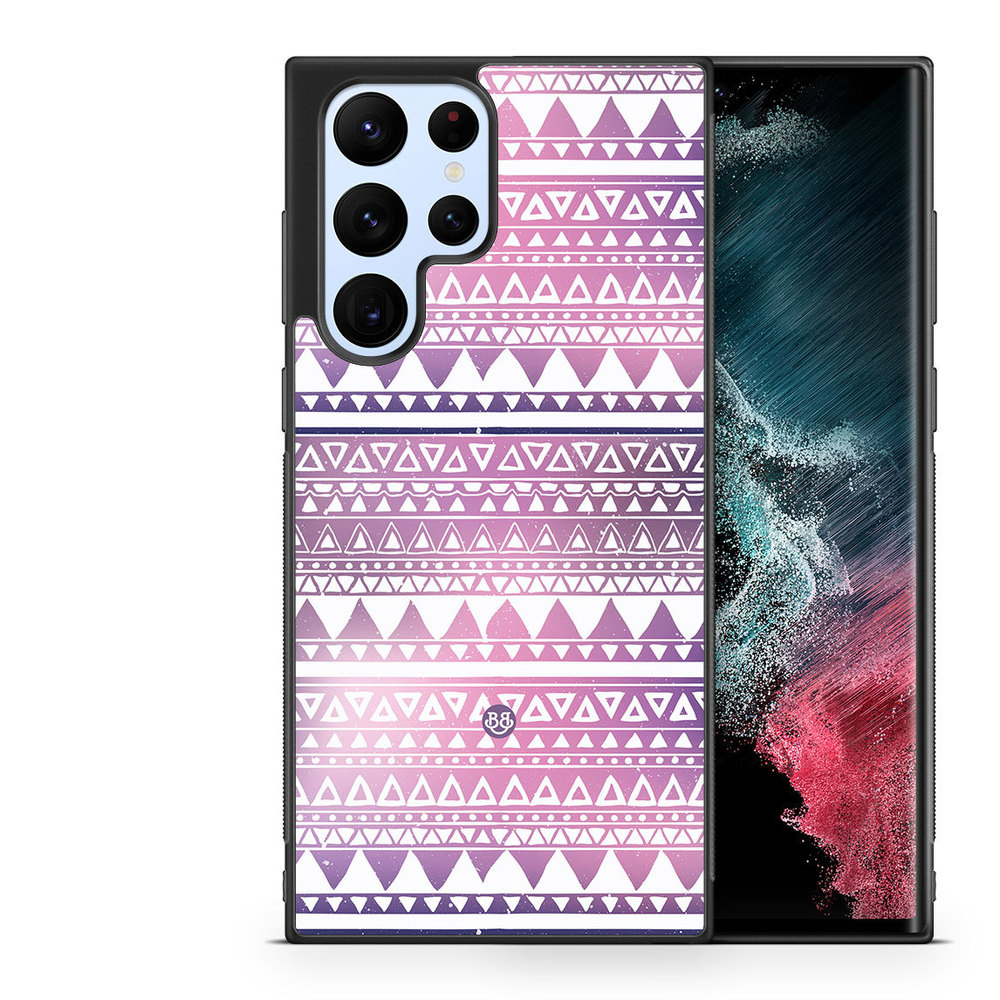 Samsung Galaxy S23 Ultra 5G Case - Purple Aztec