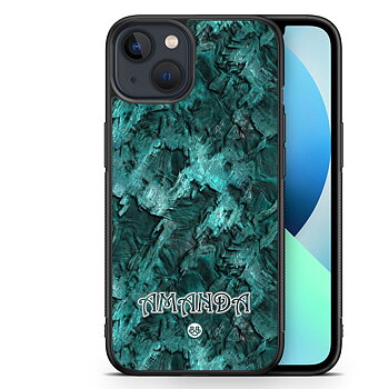 iPhone 13 Mini Custom Skal - Grön Namn