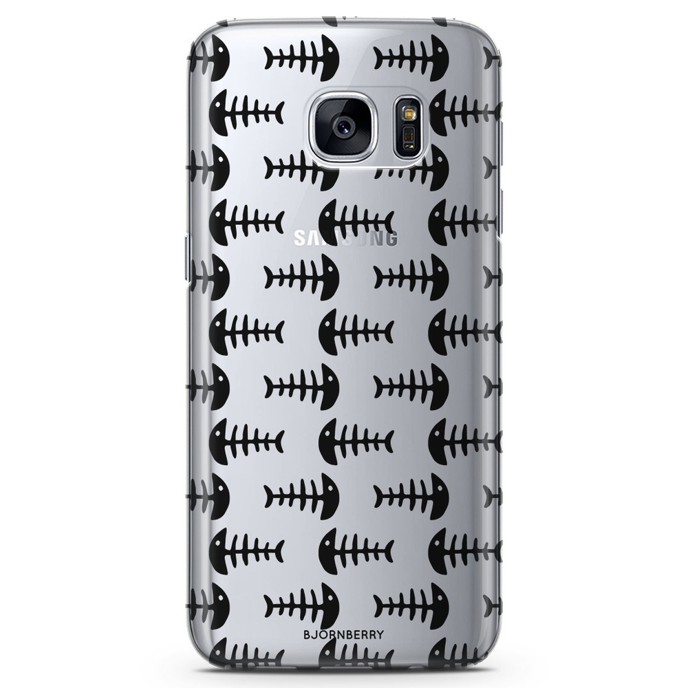 Samsung Galaxy S7 TPU Case - Fish Skeleton