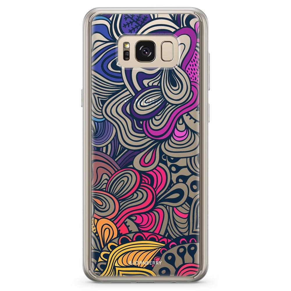 Samsung Galaxy S8 Plus Fashion Skal - Retro Blommor