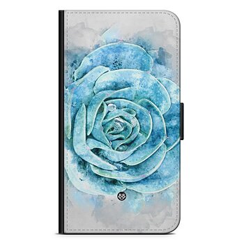 Samsung Galaxy S22 Plus 5G Wallet Case - Blue Cactus