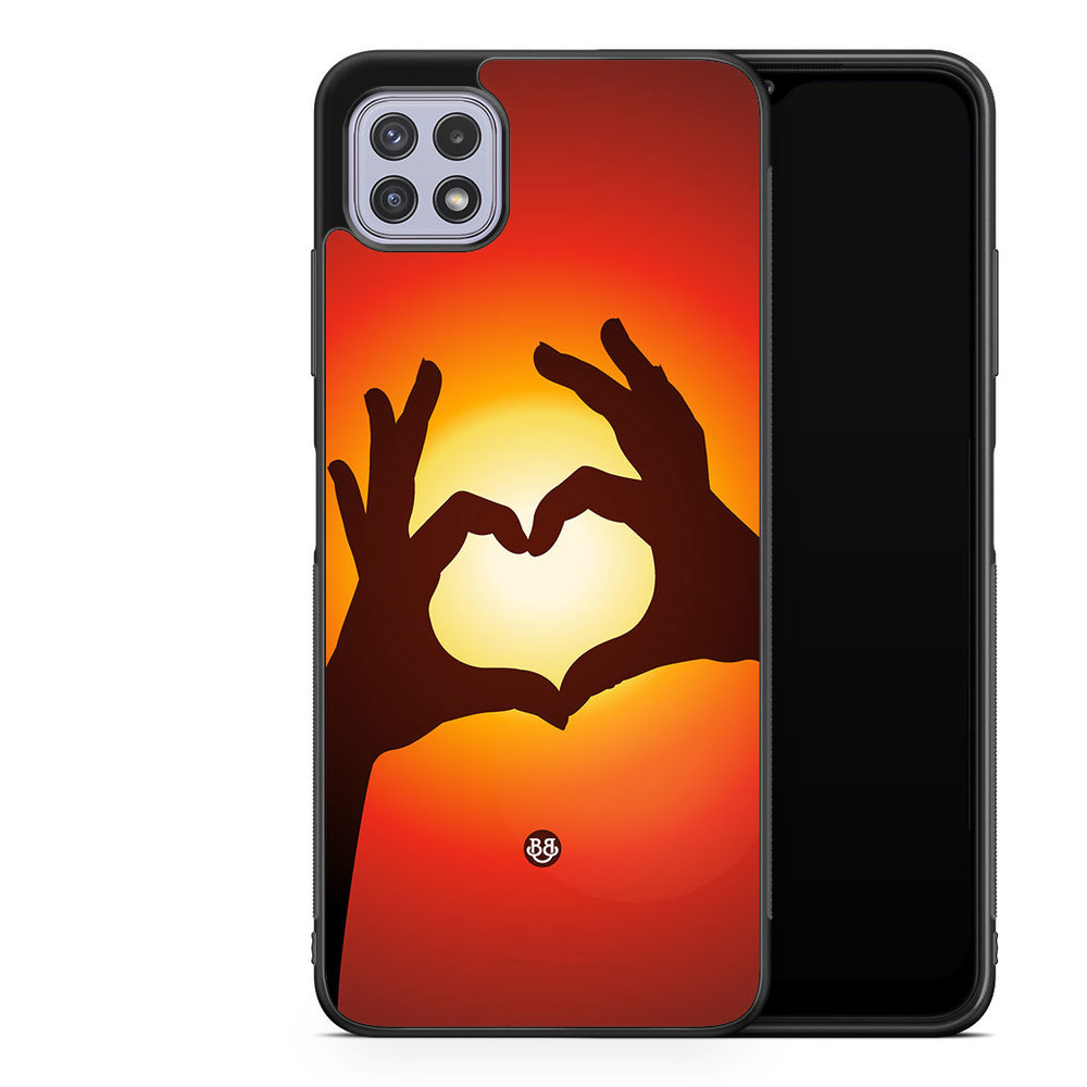 Samsung Galaxy A22 4G Case - Hands Heart