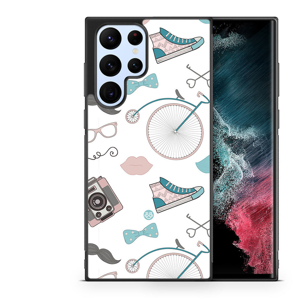 Samsung Galaxy S23 Ultra 5G Case - Hipster Pattern