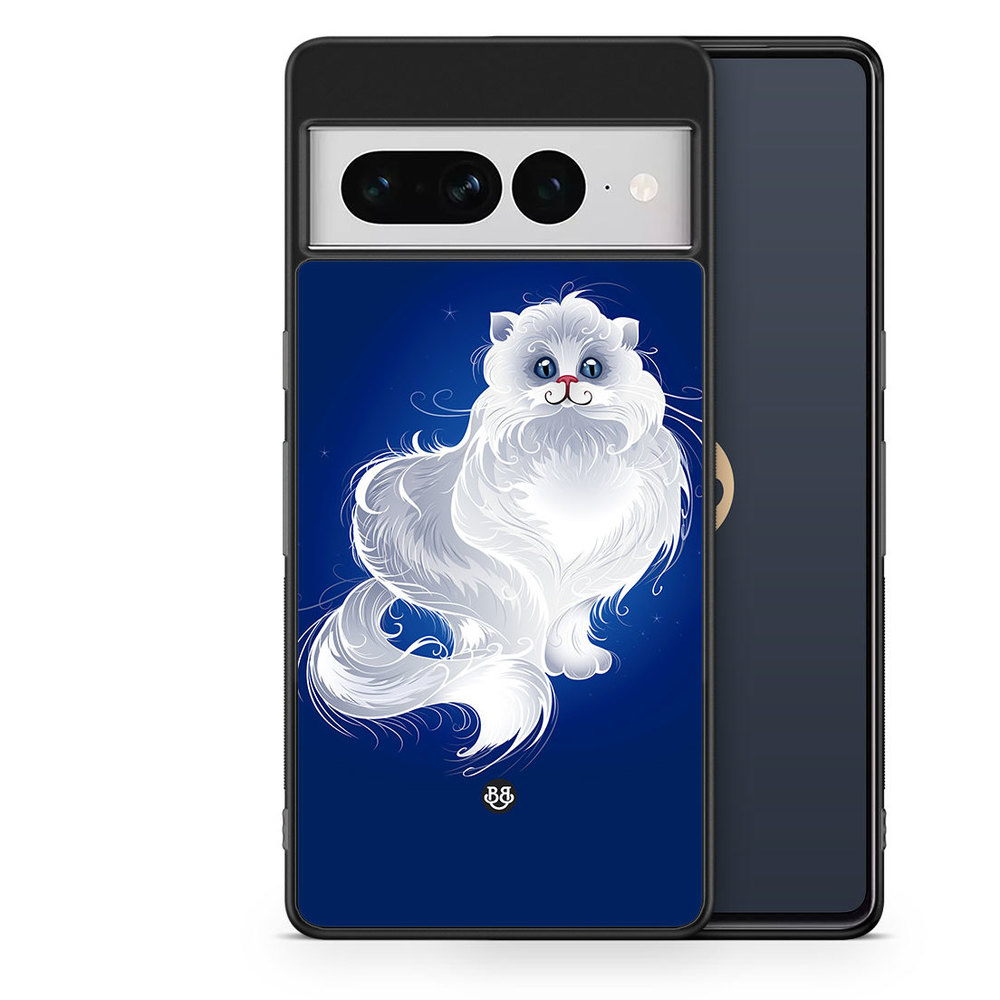 Google Pixel 7 Pro Case - White Cat