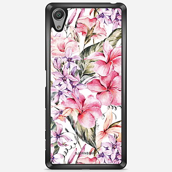Sony Xperia X Performance Skal - Vattenfärg Blommor