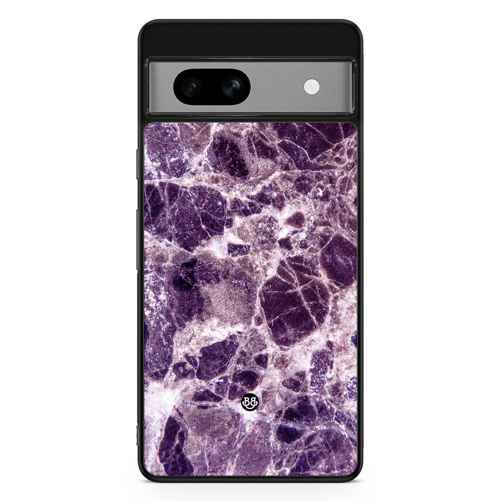 Google Pixel 7a Case - Purple Marble