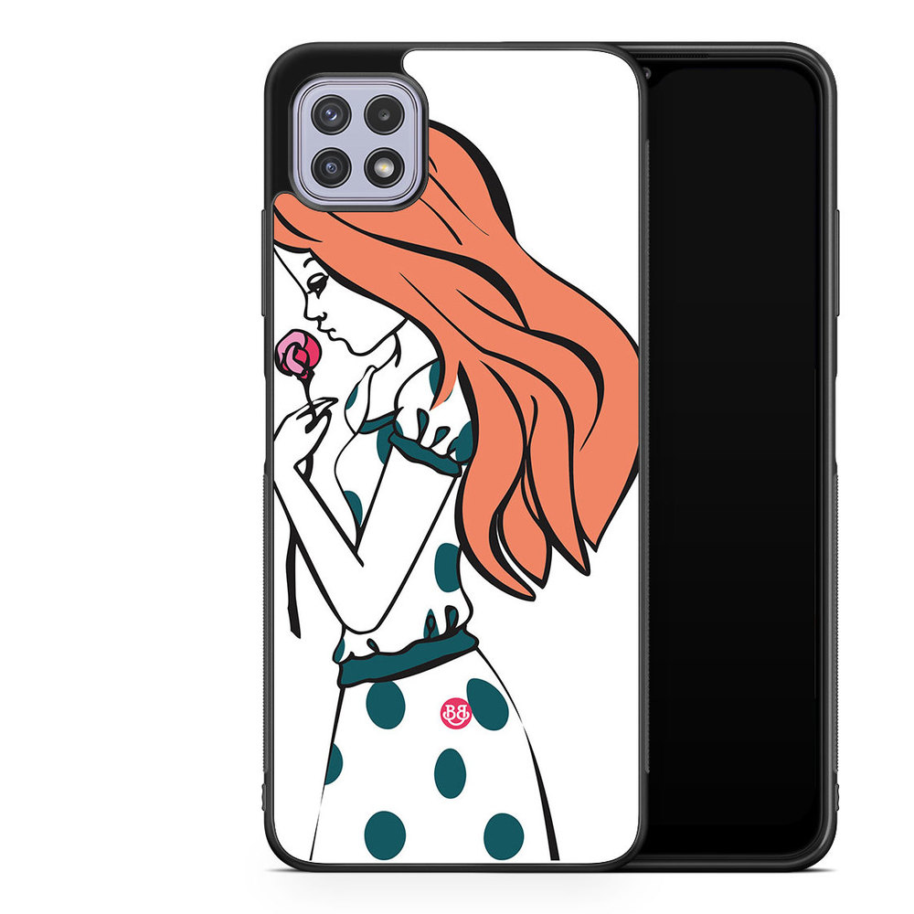 Samsung Galaxy A22 4G Case - Girl Rose