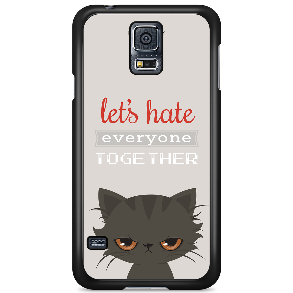 Samsung Galaxy S5/S5 NEO Case - Angry Cat