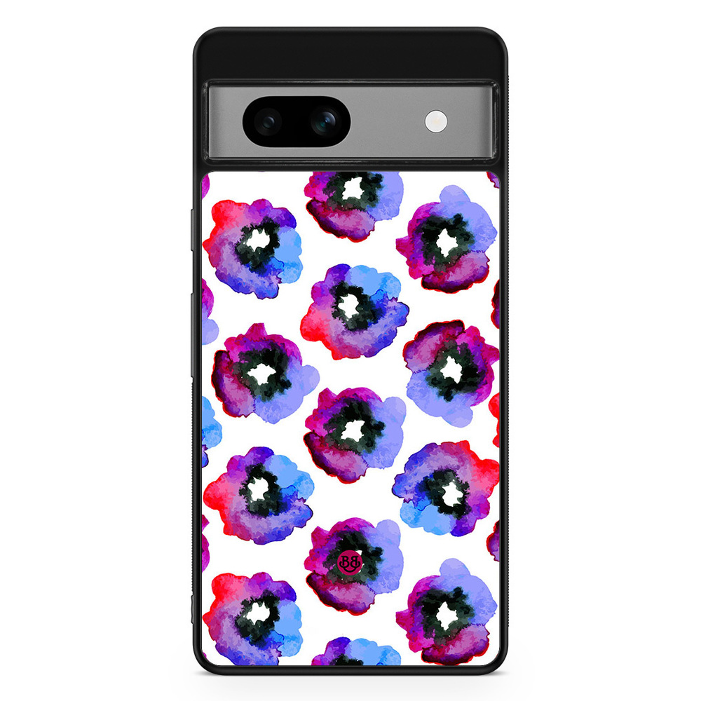 Google Pixel 7a Case - Violet Flowers
