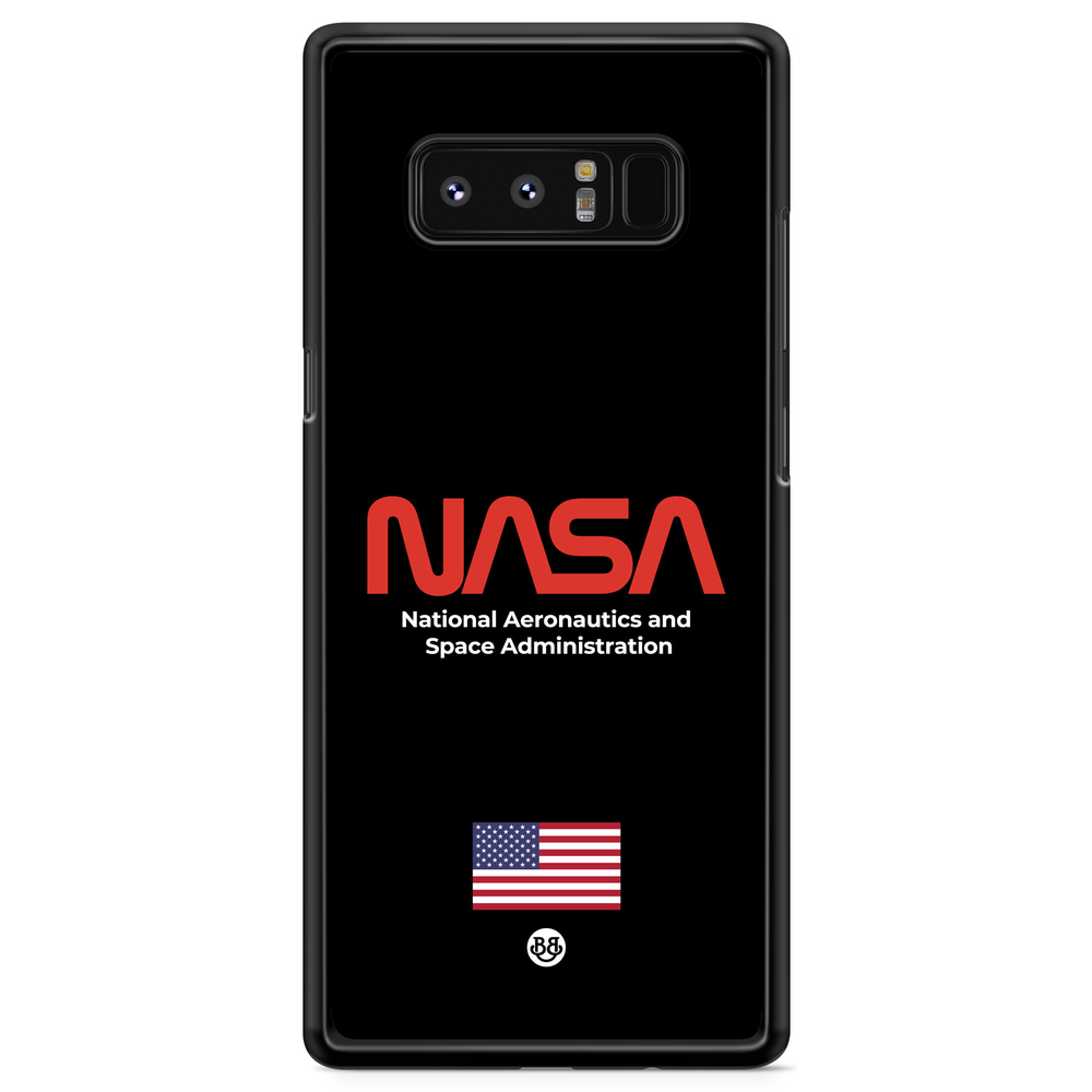 Samsung Galaxy Note 8 Case - NASA Worm Black