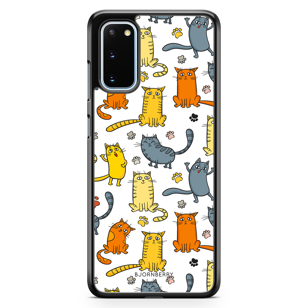 Samsung Galaxy S20 Case - Cat Pattern