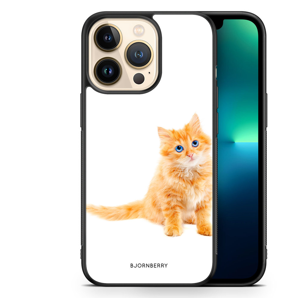 iPhone 13 Pro Case - Small Brown Cat