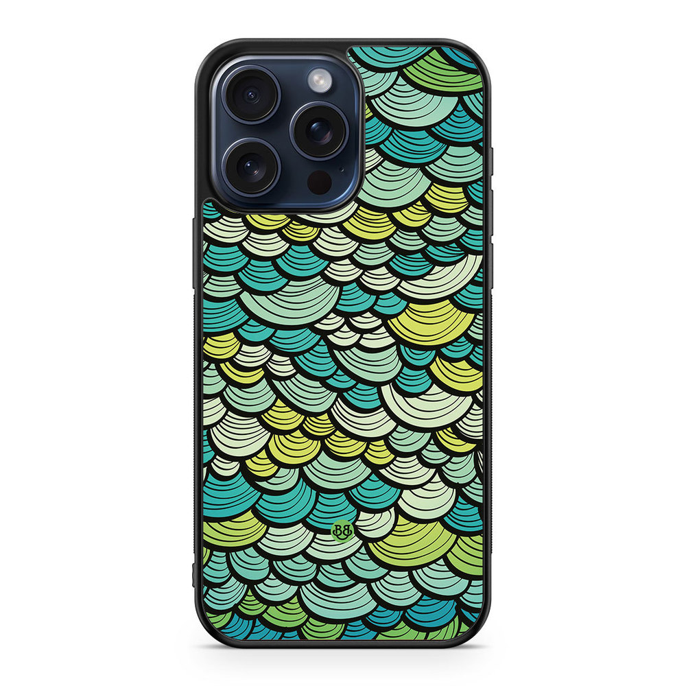 iPhone 15 Pro Max Case - Green Mermaid Scales