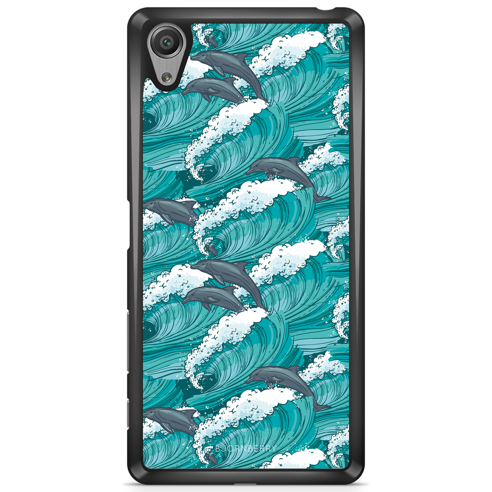 Sony Xperia L1 Case - Waves And Dolphins