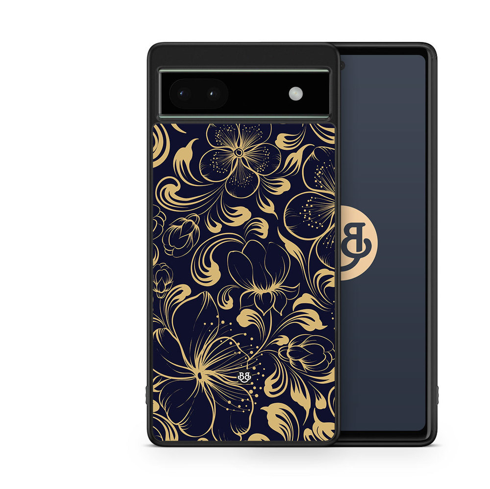 Google Pixel 6a Case - Blue Flowers