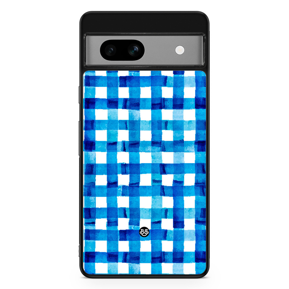 Google Pixel 7a Case - Blue Stripes