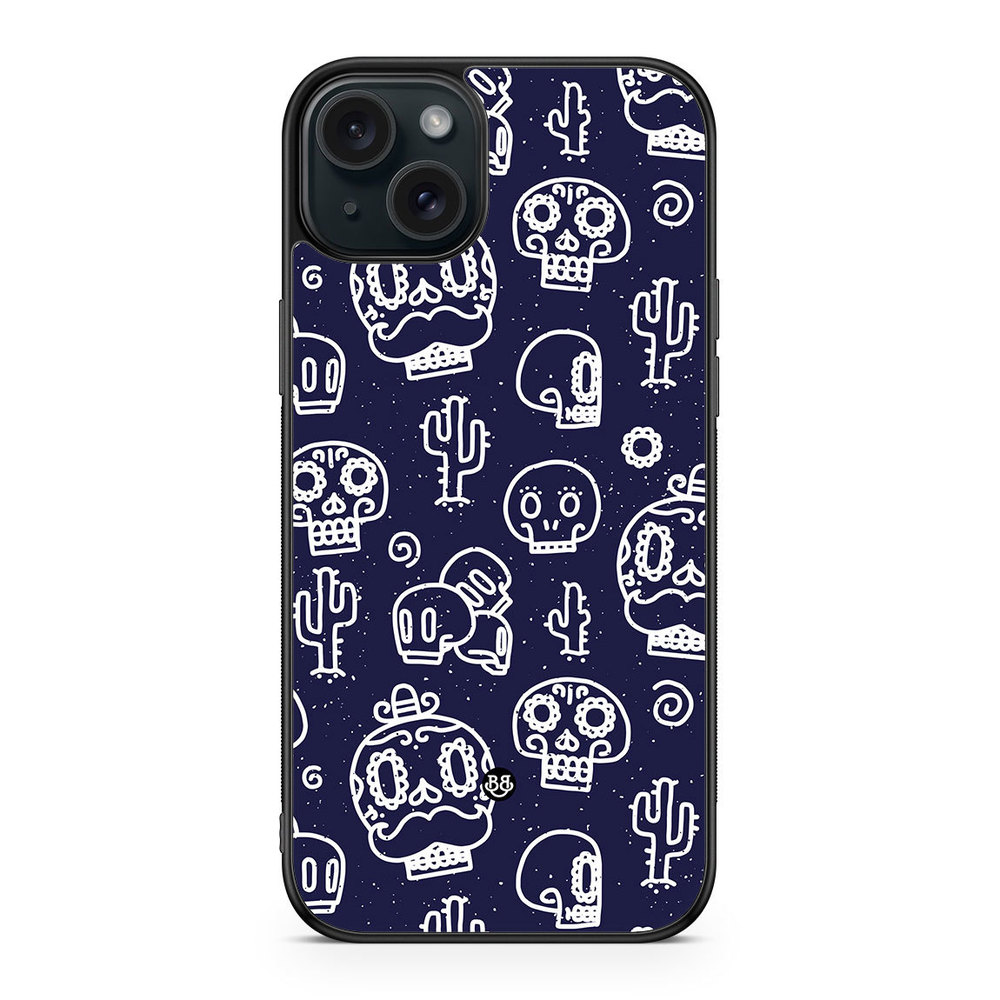 iPhone 15 Plus Case - Oldschool Skulls