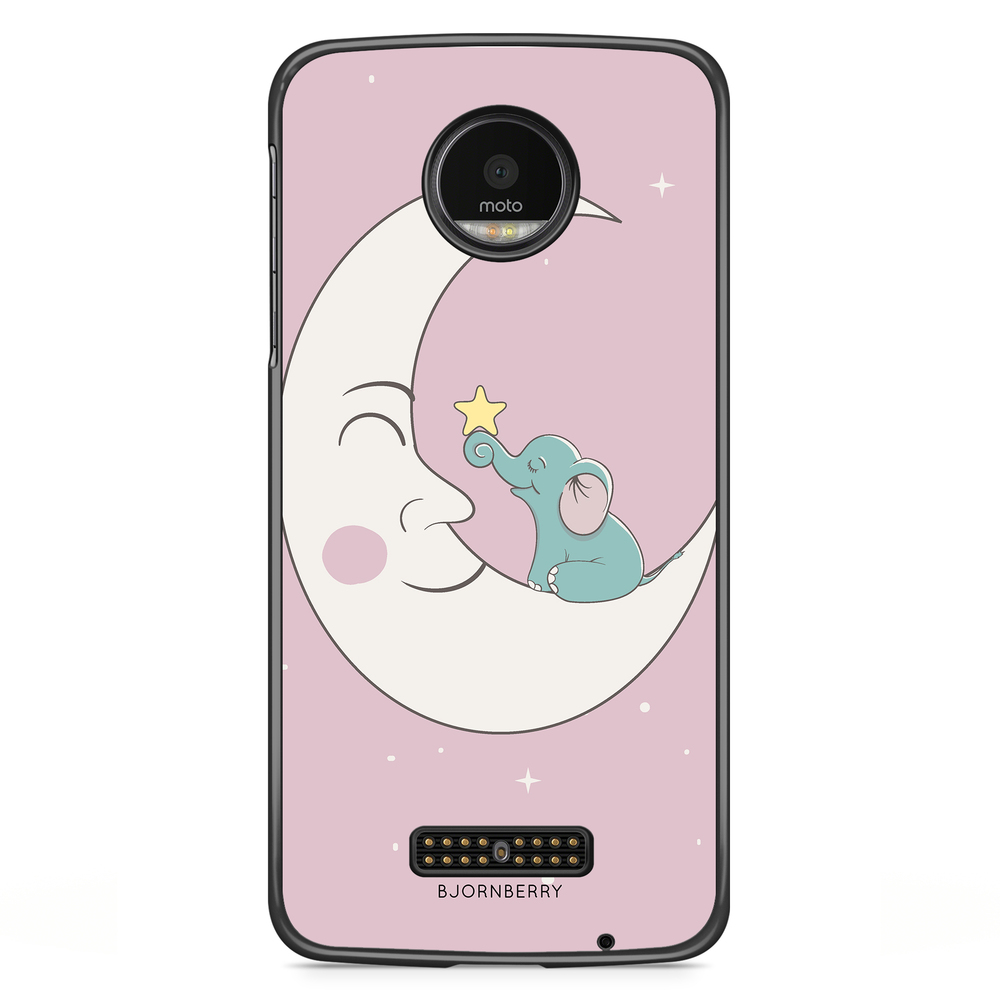 Moto Z2 Play Case - Elephant Moon