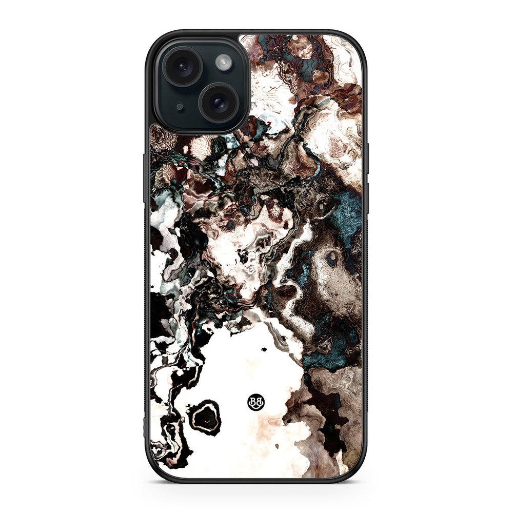 iPhone 15 Plus Case - Marble Brown