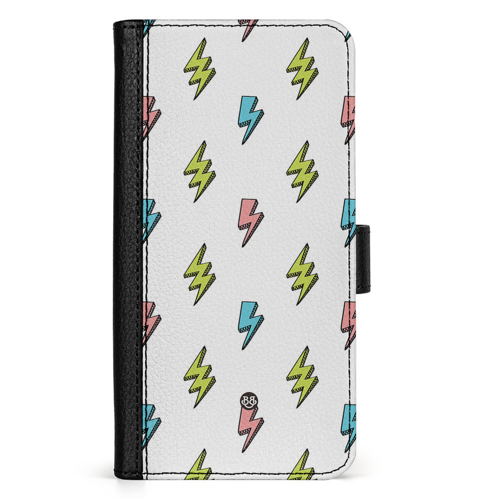 Doro 8050 Wallet Case - Lightning Bolts