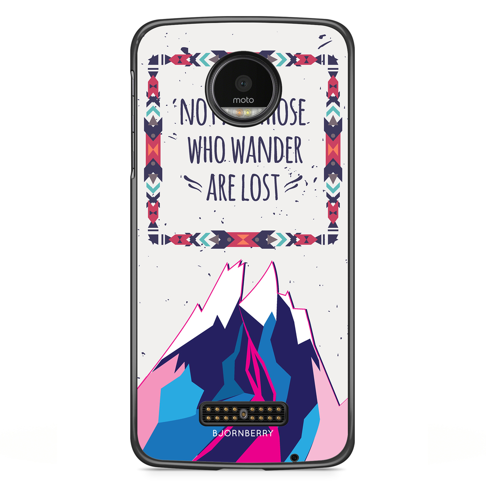 Moto Z2 Play Case - Wander Quote