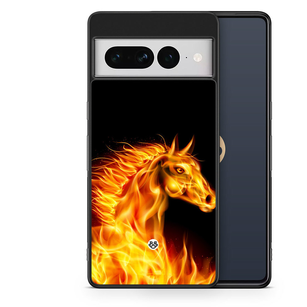 Google Pixel 7 Pro Case - Flames Horse
