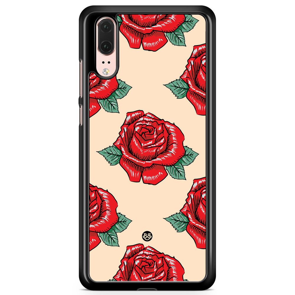 Huawei P20 Case - Rose Pattern