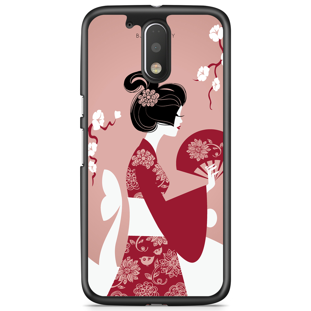 Moto G4/G4 Plus Skal - Japansk Kvinna
