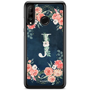 Huawei P30 Lite Skal - Monogram J