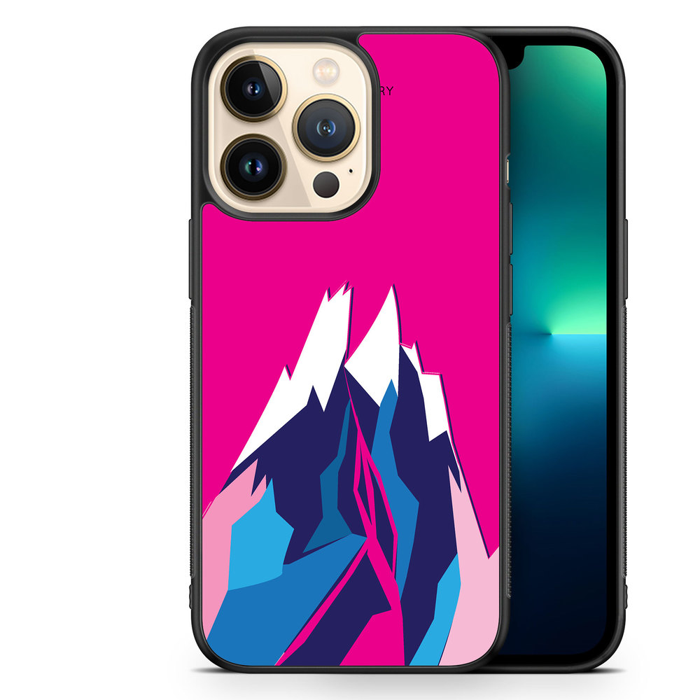 iPhone 13 Pro Case - Pink Mountain