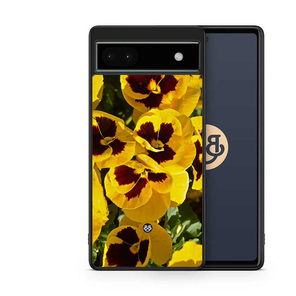 Google Pixel 6a Case - Yellow Spring Flower