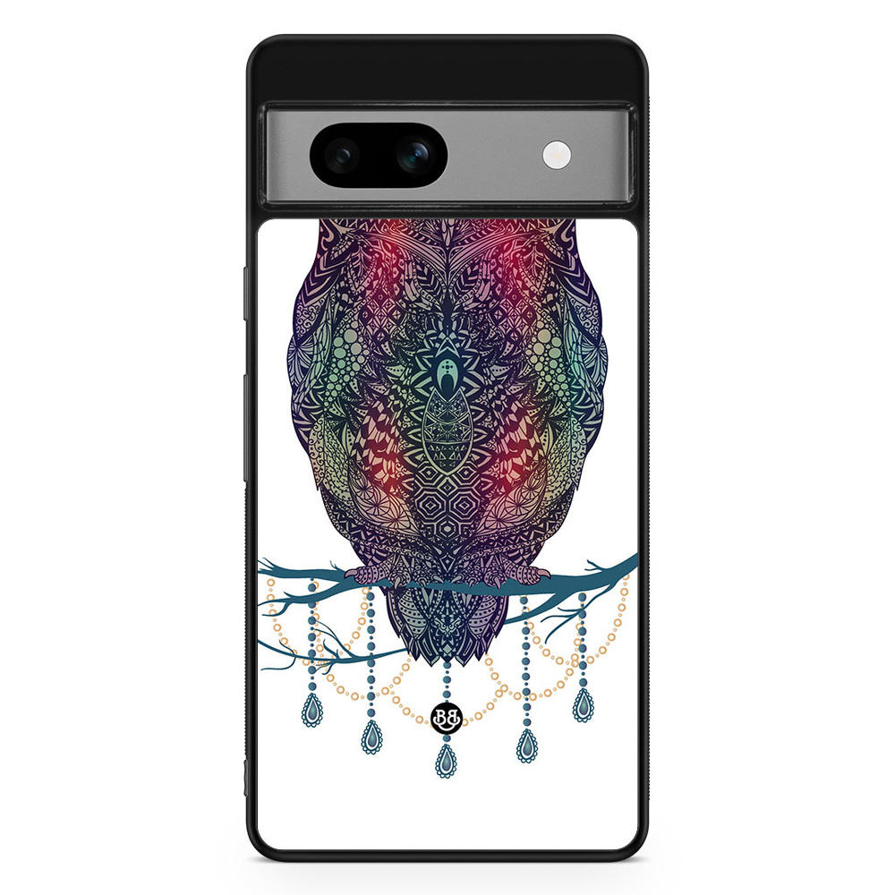 Google Pixel 7a Case - Mandala Owl
