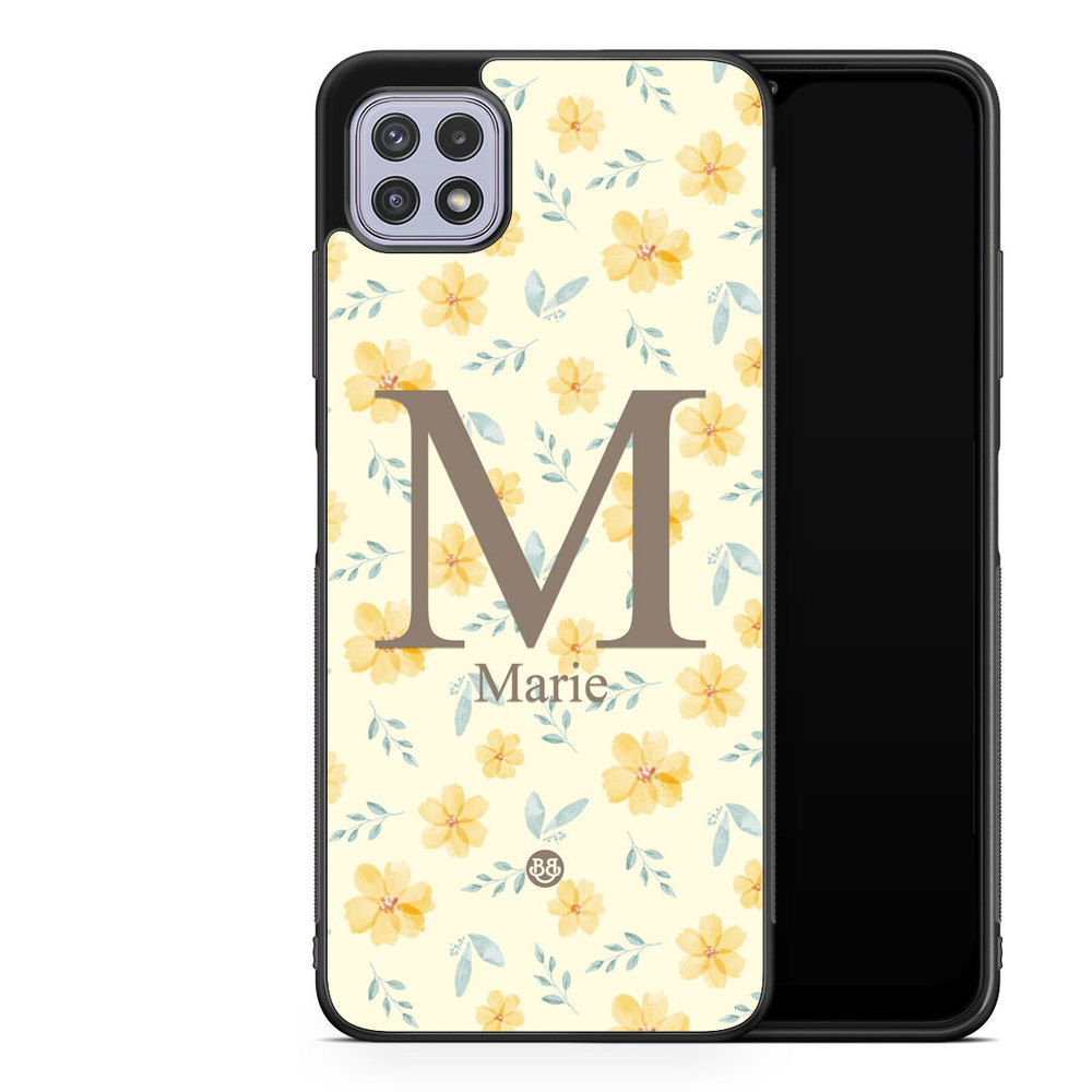 Samsung Galaxy A22 4G Custom Case - AWAKEN - Golden Bloom
