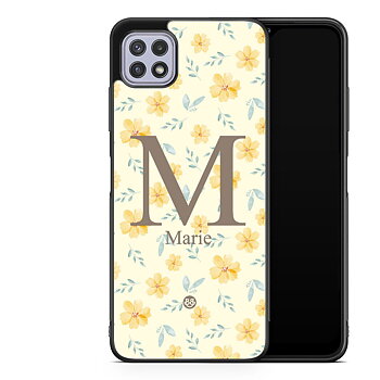 Samsung Galaxy A22 4G Custom Case - AWAKEN - Golden Bloom