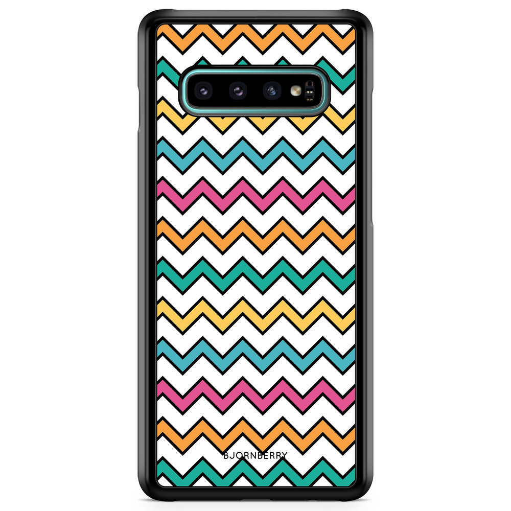 Samsung Galaxy S10 Plus Case - Chevron Pattern