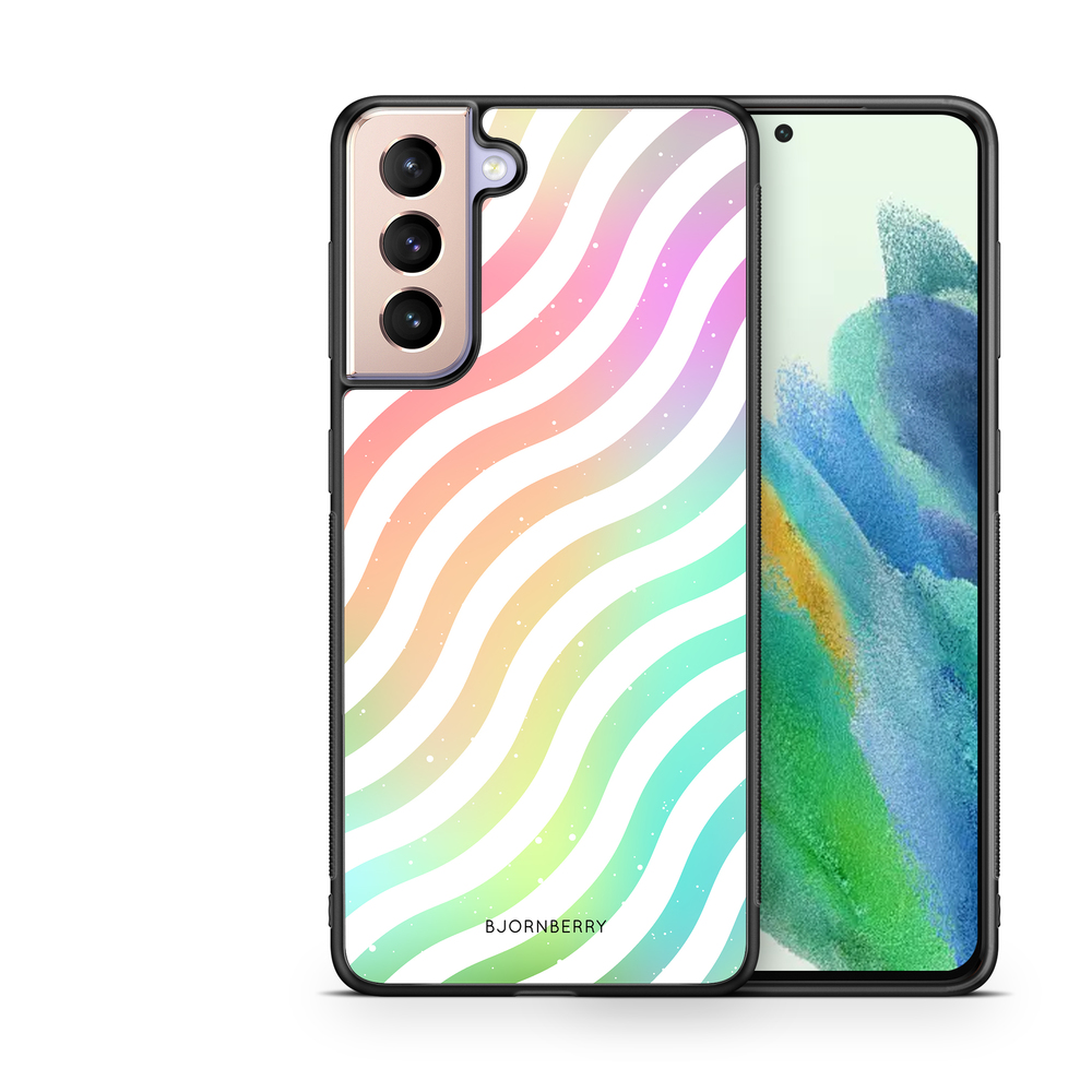Samsung Galaxy S21 FE 5G Case - Wavy Rainbow