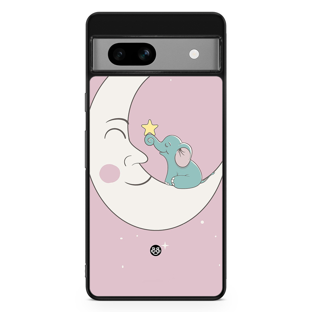 Google Pixel 7a Case - Elephant Moon